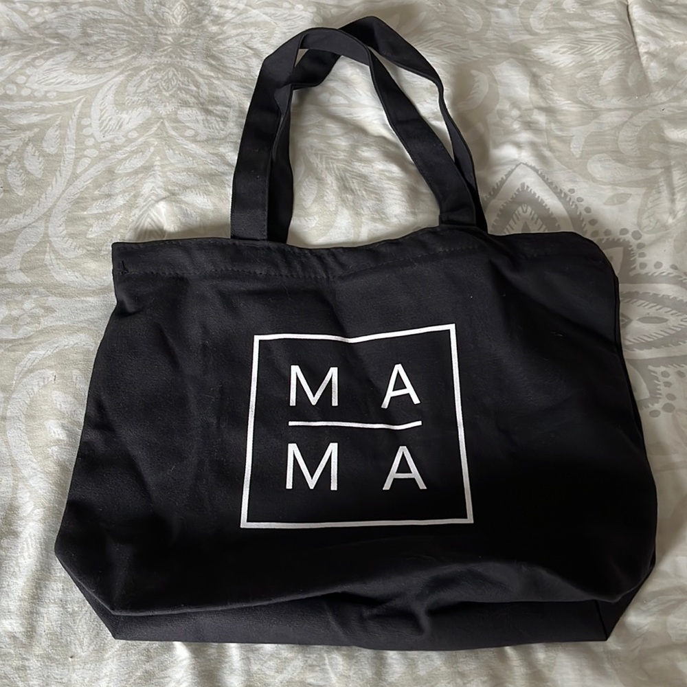 MAMA tote (black/white)